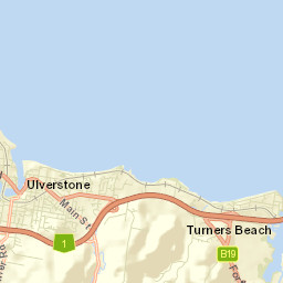 Ulverstone Street Map
