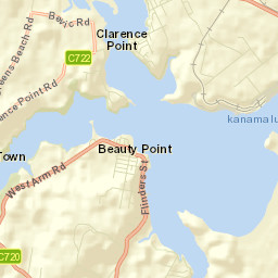 Beauty Point Street Map