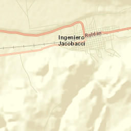 Ingeniero Jacobacci Street Map