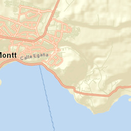 Puerto Montt Street Map