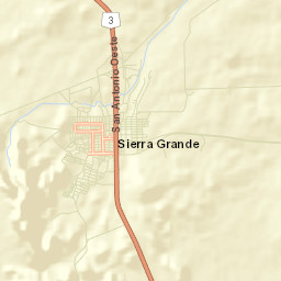 Sierra Grande Street Map