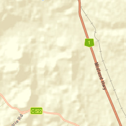 Northern Midlands Street Map