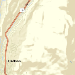 El Bolsón Street Map