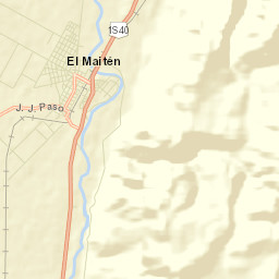 El Maitén Street Map