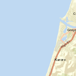 Greymouth Street Map