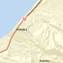 Hokitika Street Map