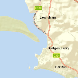Dodges Ferry Street Map