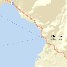 Chaitén Street Map