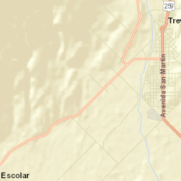 Trevelin Street Map