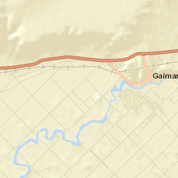 Gaimán Street Map
