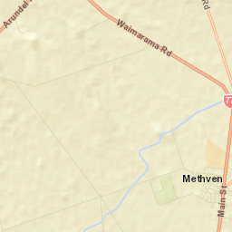Methven Street Map