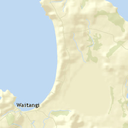 Waitangi Street Map