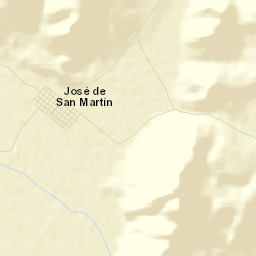 José de San Martín Street Map