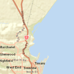 Timaru Street Map