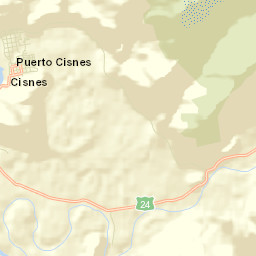 Cisnes Street Map