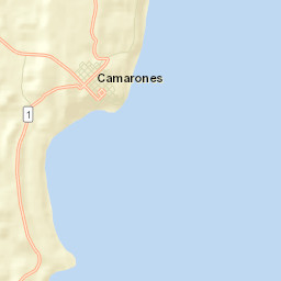 Camarones Street Map