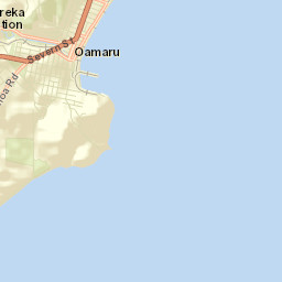 Oamaru Street Map
