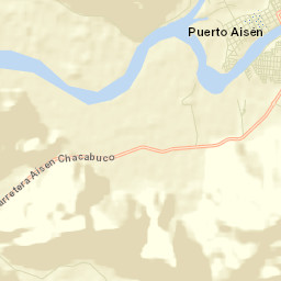Aysén Street Map