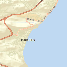 Rada Tilly Street Map