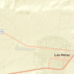 Las Heras Street Map