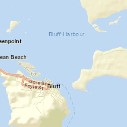 Bluff Street Map