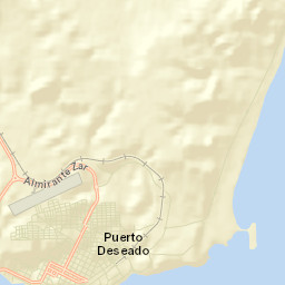Puerto Deseado Street Map