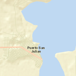 San Julián Street Map