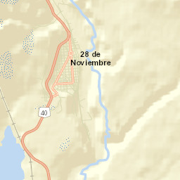 28 de Noviembre Street Map