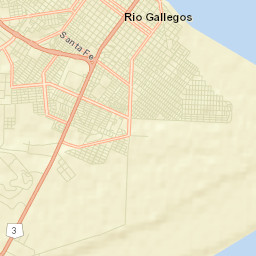 Río Gallegos Street Map