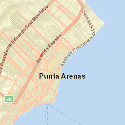 Punta Arenas Street Map