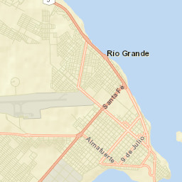 Río Grande Street Map