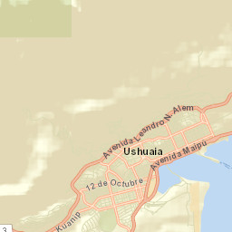 Ushuaia Street Map
