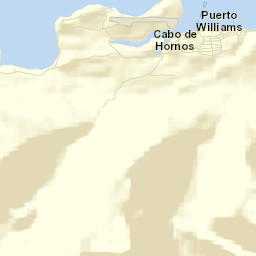 Cabo de Hornos Street Map
