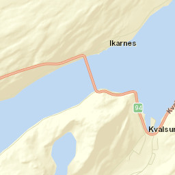 Kvalsund Street Map