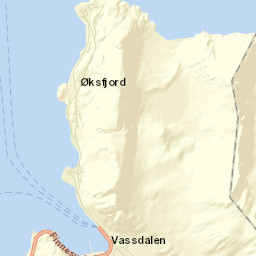Øksfjord Street Map
