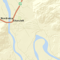 Nordreisa Street Map