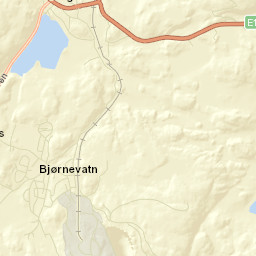 Bjørnevatn Street Map