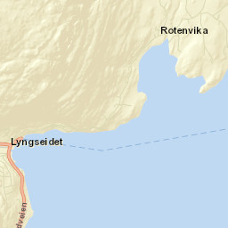 Lyngseidet Street Map