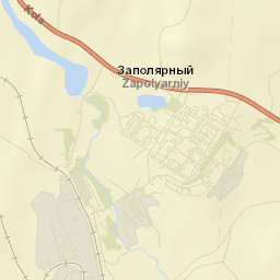 Zapolyarnyy Street Map