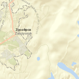 Zaozërsk Street Map