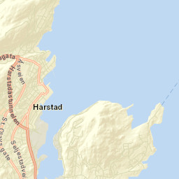 Harstad Street Map