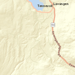 Lavangen Street Map