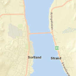 Sortland Street Map