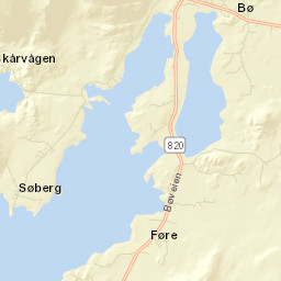 Bø Street Map