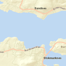 Stokmarknes Street Map