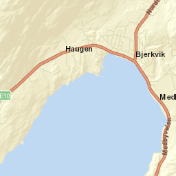 Bjerkvik Street Map