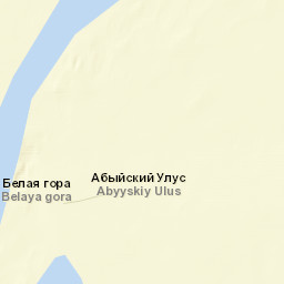 Belaya Gora Street Map