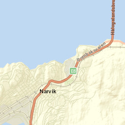 Narvik Street Map