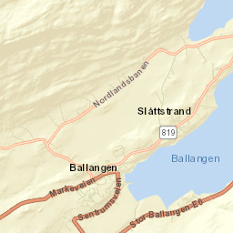 Ballangen Street Map