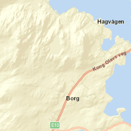 Evjen Street Map